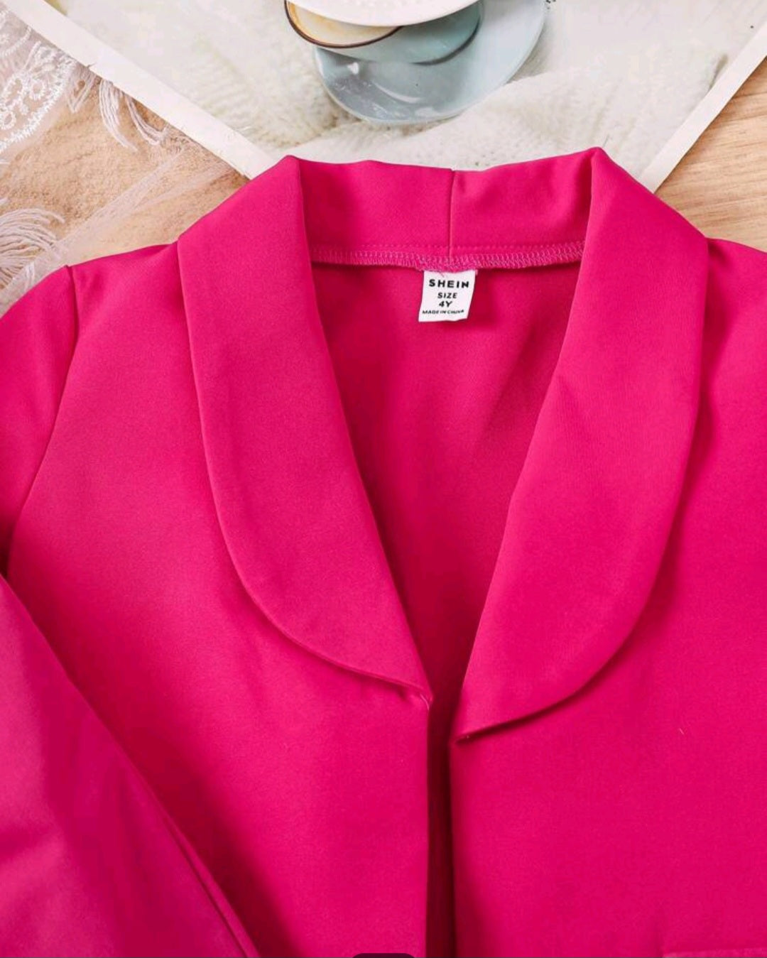 3 pièces Set Blazer élégant urbain jeune fille