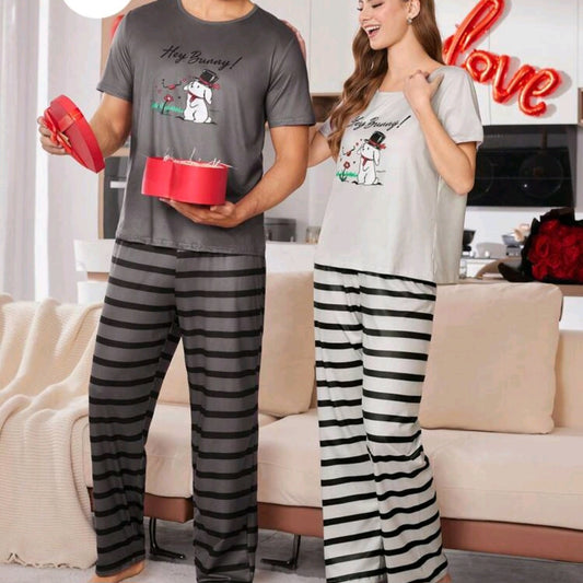 CoupledUp 2 pièces Ensemble de pyjama pour hommes