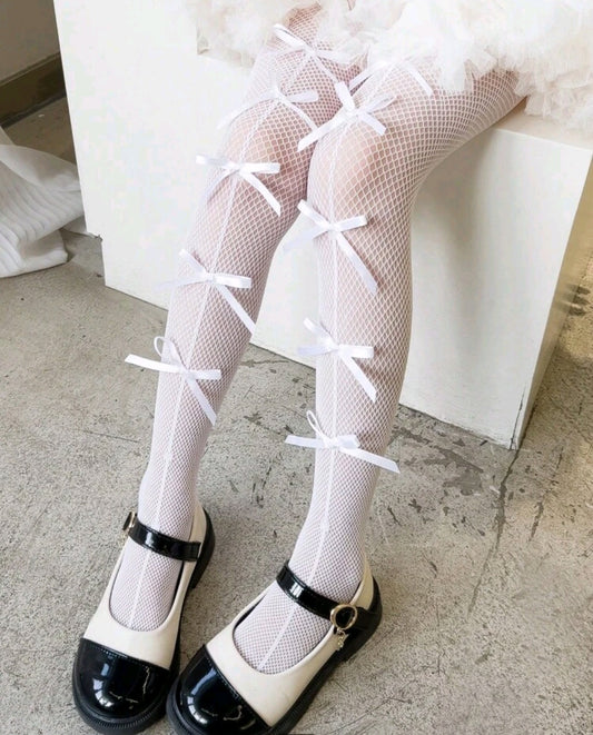 Collants style princesse adorables avec décoration de nœud